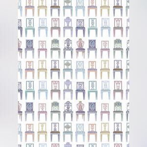Anthropologie New Milola Design Have a Seat - Chair Wallpaper - Multi Coloured
